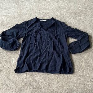 LOFT - Blue long sleeve shirt - Size Medium